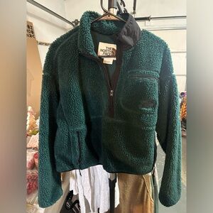 The North Face Green Fleece Pullover
